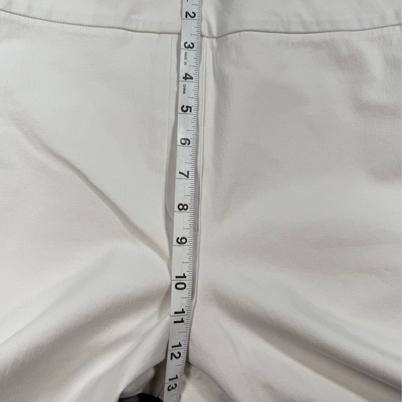 SPANX White Ponte Pull On Pants Straight Leg Stretch Career Casual Officecore - Picture 7 of 14